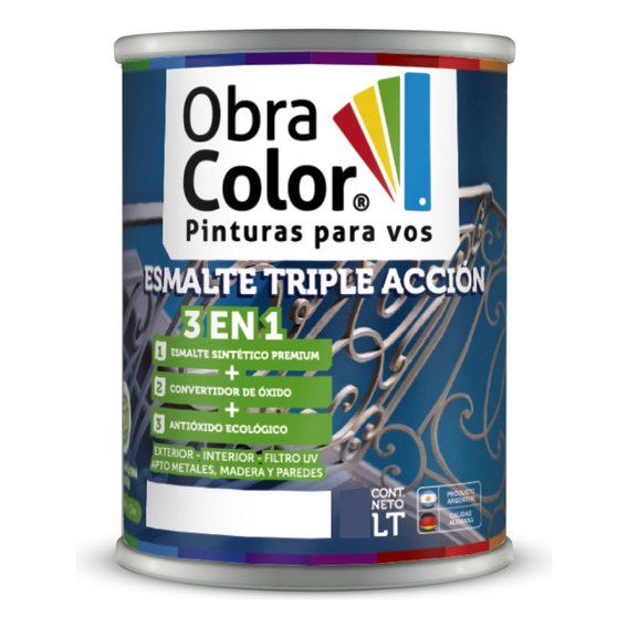 Esmalte Sintetico Convertidor Antioxido 4 Litros Grupo 2-3