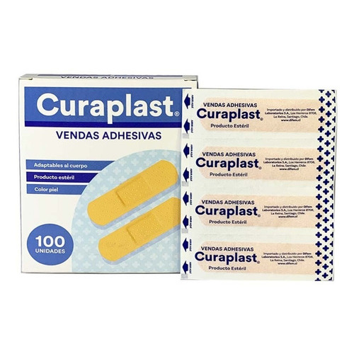 Parche Curita Curaplast Vendas Adhesivas - Caja De 100 Und.. Nombre del diseño Curaplast