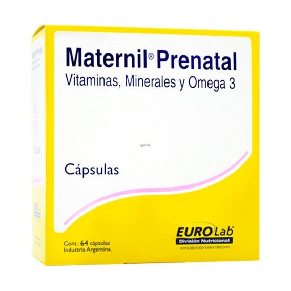 Eurolab Maternil Prenatal 64 Capsulas