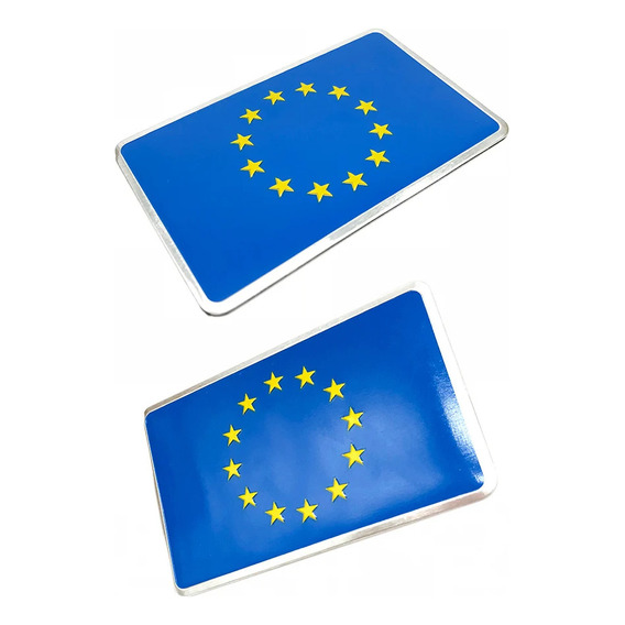 Emblema Bandera Unión Europea Accesorios Auto Tuning Lujo