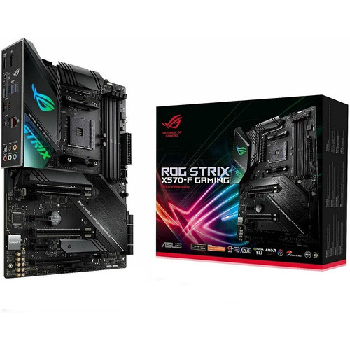 Motherboard Gamer Asus Rog Strix X570-f Am4 Ryzen Gaming Color Negro