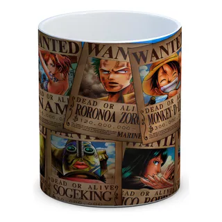 Caneca Personalizada Em Porcelana  One Piece