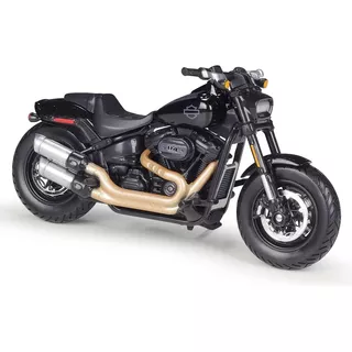 Moto Harley-davidson Fat Bob 114 2022  Escala 1:18 Maisto 