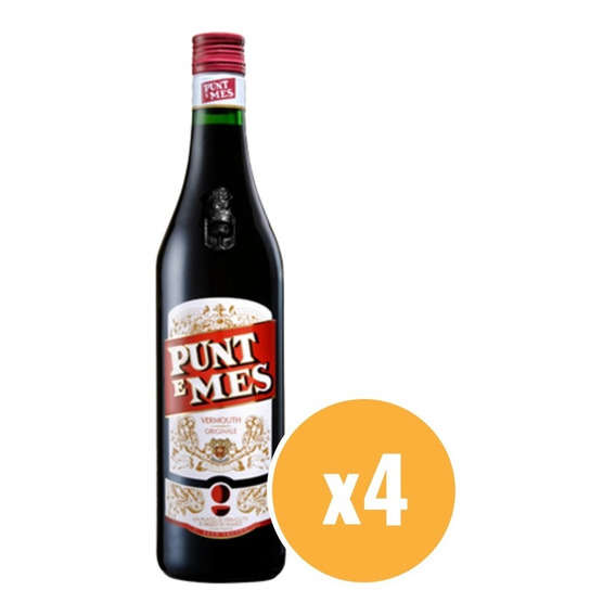 Vermouth Punt E Mes 750 Ml X4