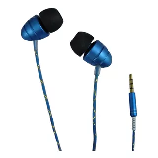 Headset In Ear Audifono Microfono Manos Libres Ovleng Ip340 Color Azul