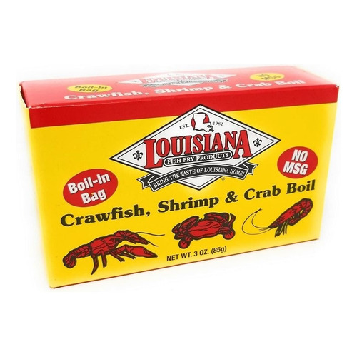 Louisiana Sazonador Crab Boil Shrimp Cocina Criolla Imp 85g