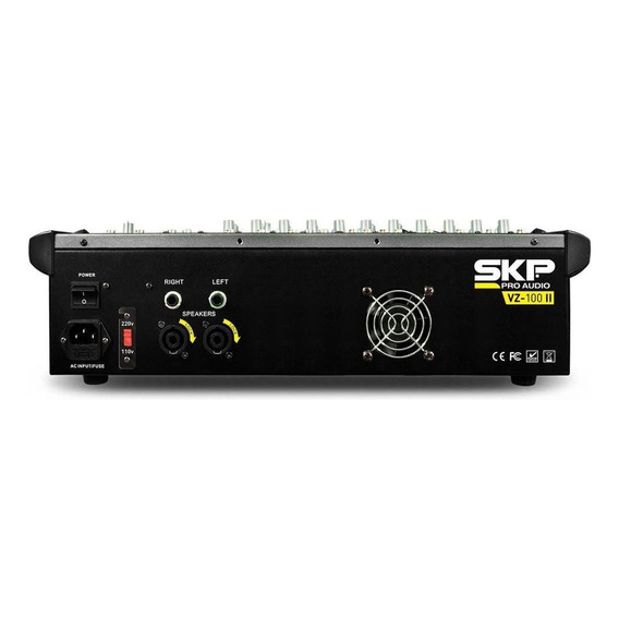 Consola SKP Pro Audio VZ-100 II VZ Powered de mezcla 110V/220V