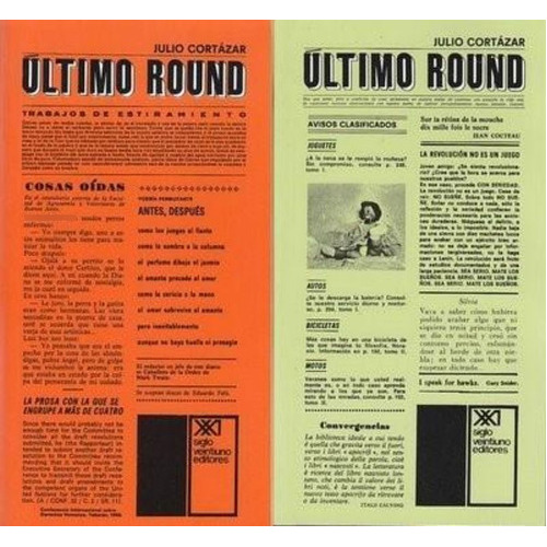 Ultimo Round, De Julio Cortázar. Editorial Siglo Xxi, Edición 1 En Español