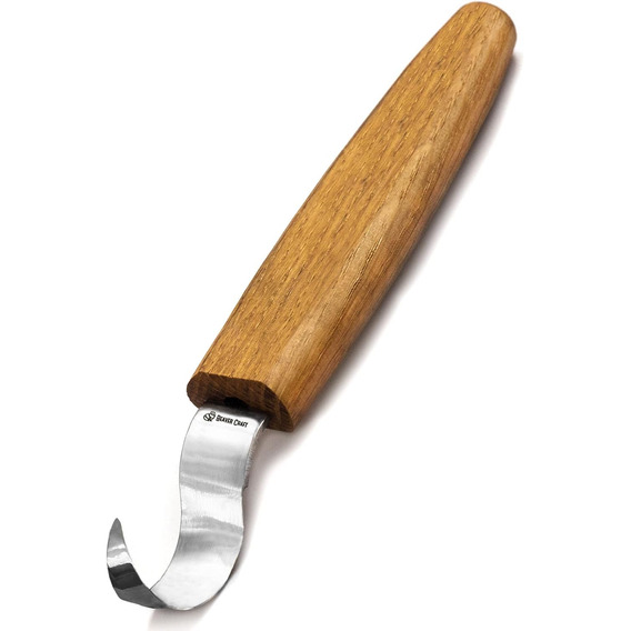 Cuchillo De Gancho Para Tallar Madera - Beavercraft 