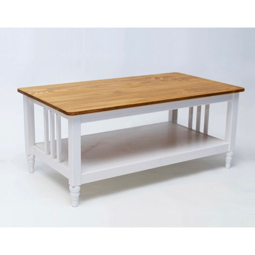 Mesa De Living, Iryna, Armado , Madera - Ártico Color Blanco