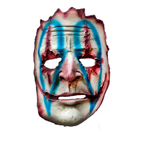 Máscara Asesino Serial Killer 04 Loco Terror Piel Halloween Color Multicolor Asesino Payaso