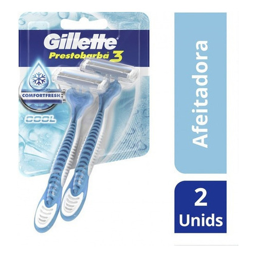 Gillette Máquinas De Afeitar Prestobarba3 Cool X 2uds