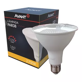 Lâmpada Led Par38 Luz Quente Bivolt E27 Interno 1000lm Cor Da Luz 2700k (branco-quente) 100-240v