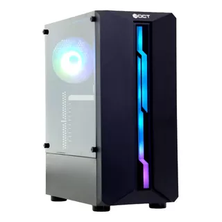 Gabinete Gamer Oct Hake Rgb Preto Sem Fonte