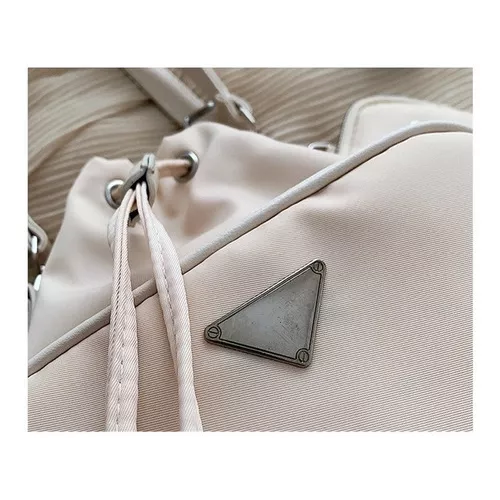 Bolso Pradai Bag Blanco Para Mujer, Bolso Personalizado Color Rosa