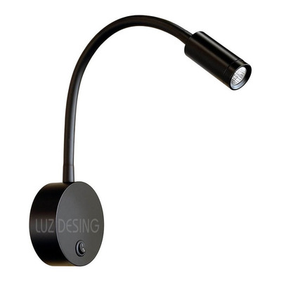 Aplique Led 3w Flexible Interruptor Deco Moderno Premium Vk