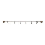 Herrschners Bronze Finial Rod With Clips Hanger