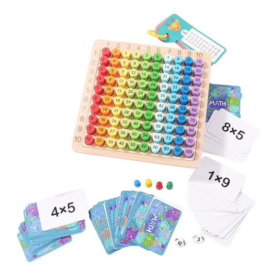 Juego De Mesa De Multiplicación, Juguetes Educativos