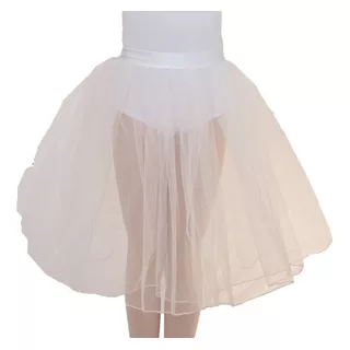 Falda De Ballet Transparente Larga (tul) Para Niña