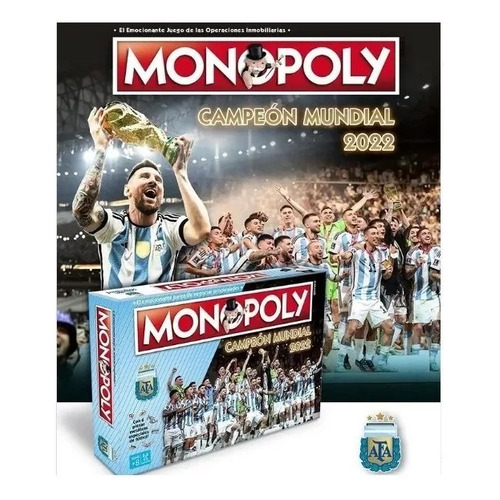 Juego De Mesa Monopoly Campeones 2022 Afa