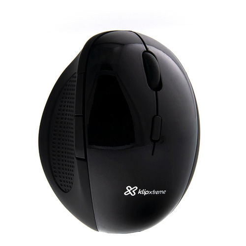 Mouse Inalámbrico Ergonómico 6b 1600dpi Klipxtreme Kmw-500bk Color Negro