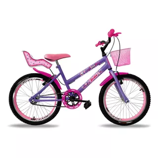 Bicicleta Infantil Feminina Aro 20 Com Cadeirinha De Boneca