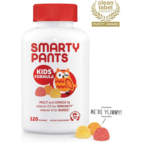 Smarty Pants Multivitaminico Infantil Vitaminas Niños Eg S2 Sabor Frutas