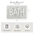Jean Pierre Cotton Bath Rug - Soft Cotton Bath Mat - Decorac