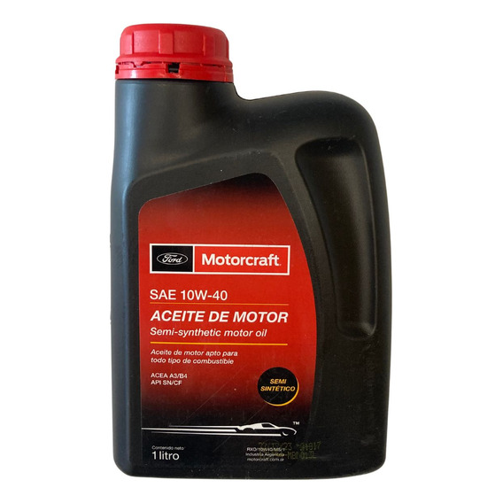 Aceite 10w40 Semisintetico X 1 Lt Motorcraft Rxo/10w40/ms/1