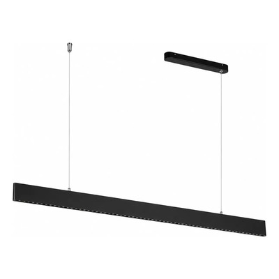 Colgante Led Lineal Miracle 180cm Negro Optico Cct 40w Lk Negro