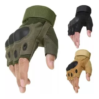 Guantes Medio Dedo Protección Tactico Militar,motos,ciclismo