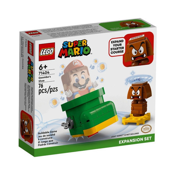 Lego Super Mario Bros Set De Expansión: Zapato Goomba Cantidad De Piezas 76