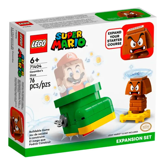 Zapato Goomba Lego Super Mario Bros 76pcs 71404 