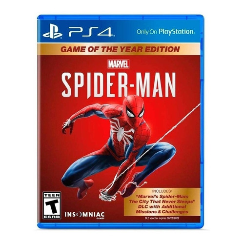 Juego Ps4 Spiderman Goty Playstation 4 Físico Sony Original