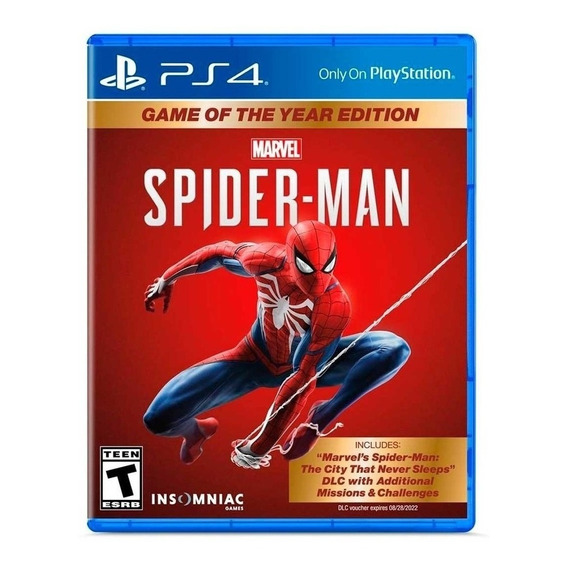 Marvel's Spider-Man  Spider-Man Game of the Year Edition Sony PS4 Físico