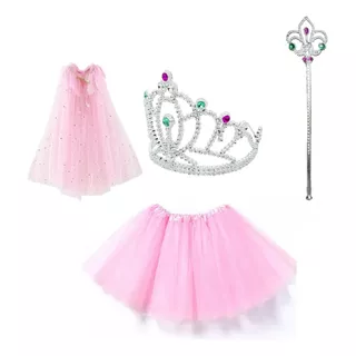 Juego De 4 Accesorios Para Disfraz De Princesa Para Niñas