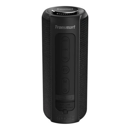 Parlante Tronsmart SoundPulse Element T6 Plus portátil con bluetooth waterproof black 