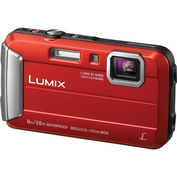 Panasonic Lumix DMC-TS30 compacta color  rojo 