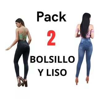 Pack 2 Jeans Fajero + Jeans Fajero Con Bolsillo 