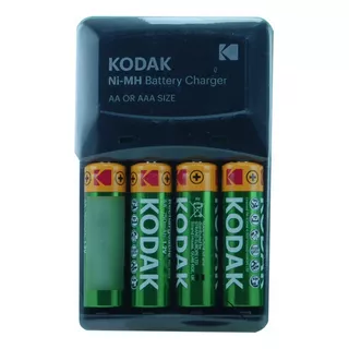 Cargador Con Baterias Recargables Aa Y Aaa Kodak 