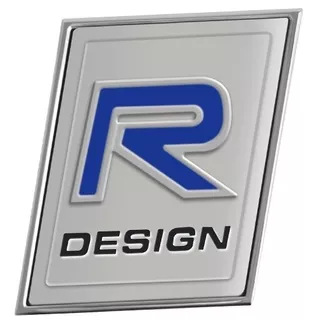 Emblema Rdesign Tampa Traseira Volvo V40 Xc60 C30 S60 Xc90