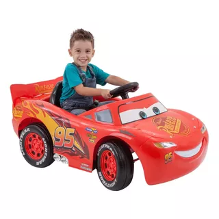 Carro Elétrico Infantil Mc Queen Carros Vermelho 6v