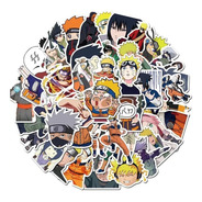 Set 50 Stickers Naruto Shippuden Anime Decorativo