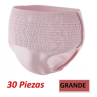 Pañal Desechable Rosa Pants Mujer Tena Calzón Grande 30 Pzas