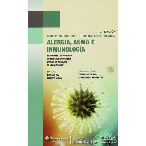 Manual Washington De Alergia Asma E Inmunología  2º Ed