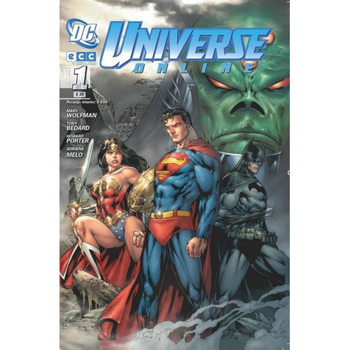 Dc Universe Online. Vol 1, De Wolfman, Marv. Editorial Matias Martino Editor, Tapa Tapa Blanda En Español