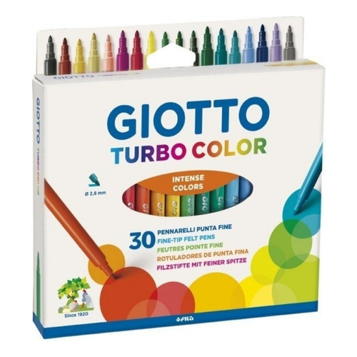 Giotto Turbo Color X 30 Colores