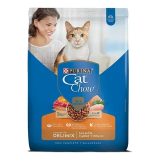 Alimento Cat Chow Defense Plus  Cat Chow Delimix Defense Plus S Para Gato Adulto Todos Los Tamaños Sabor Mix En Bolsa De 10kg