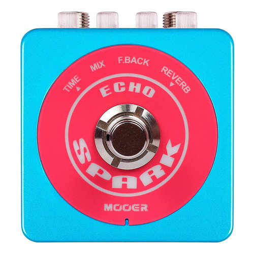 Mooer Spark Echo Pedal Digital Delay Color Coral