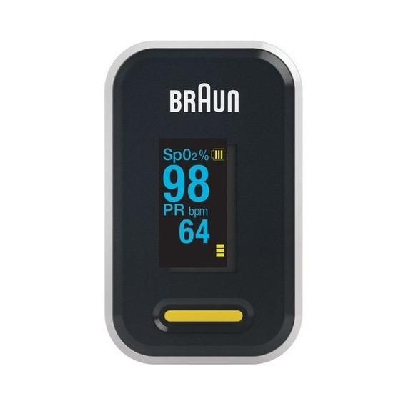Braun Oximetro De Pulso Bpx800us Para Dedo Frecuencia Cardio